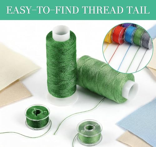 Kit 72 Hilos para Coser, 36 Colores, 550 Yardas miniatura 5
