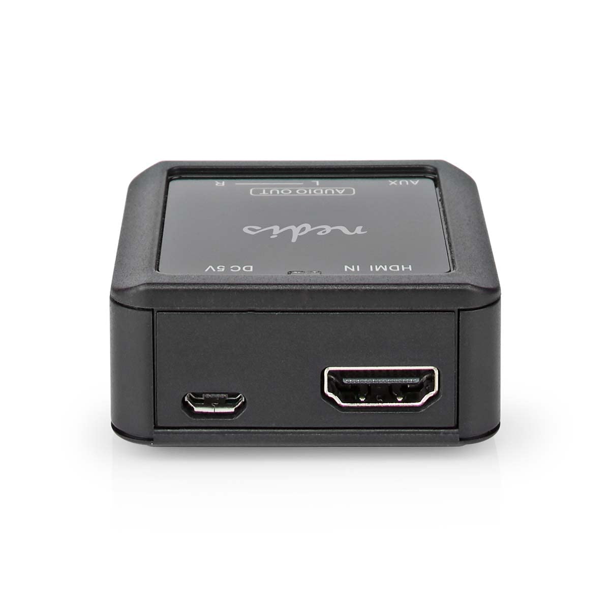 Nedis | Convertisseur audio numérique | 1 voie | Entrée de connexion : entrée HDMI™ | Sortie de connexion : 2 x (2 x RCA femelles) / 3,5 mm | eARC | Automatique | Anthracite