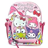Fast Forward Hello Kitty and Friends Kids Backpack with Lunch Bag Set, 16 inch, Pink