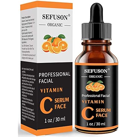 Vitamin C Serum Face, With Hyaluronic Acid, Vitamin E,20% Vitamin C for Anti-wrinkle, Dark Circle, Restore & Boost Collagen, Firming skin - 30ML Cover
