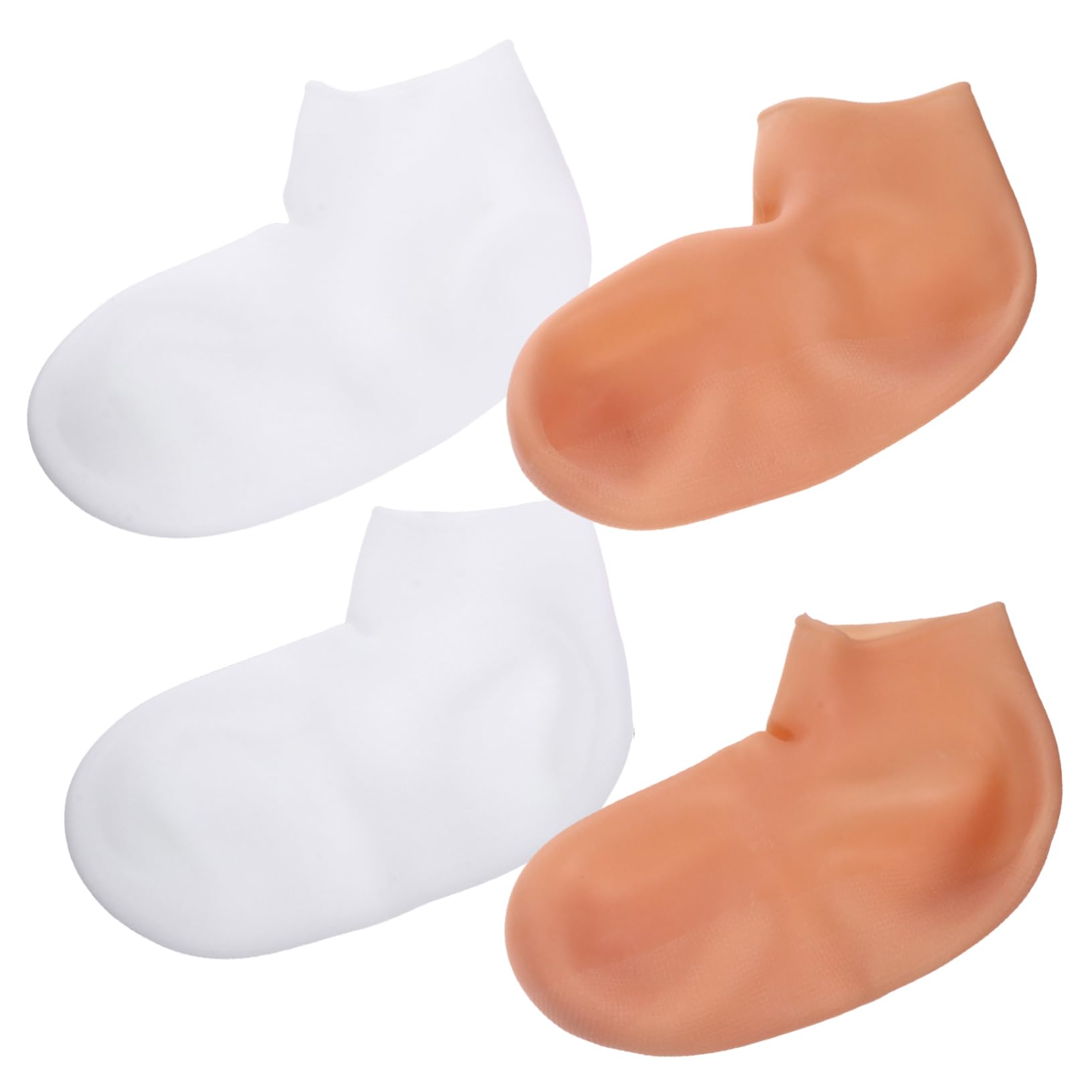 DOITOOL Moisturizing Foot Socks for Dry Cracked Feet Exfoliating Foot Gloves Elastic Socks Lotion Lock