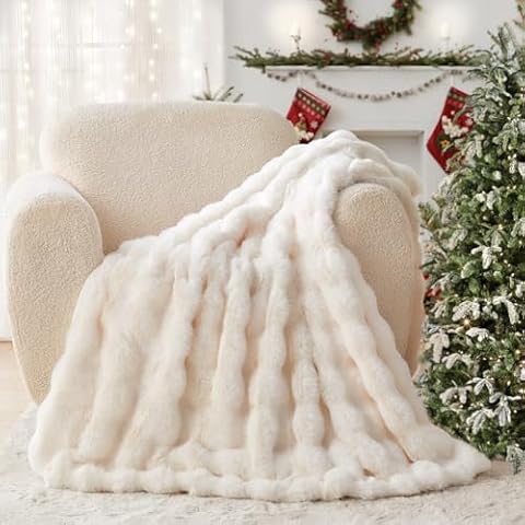 Lotus Karen Faux Fur Throw Blanket Cover