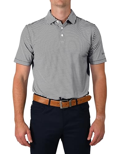 Columbia Men's Golf Club Invite Polo Omni Wick Lightweight Short Sleeve Shirt Black