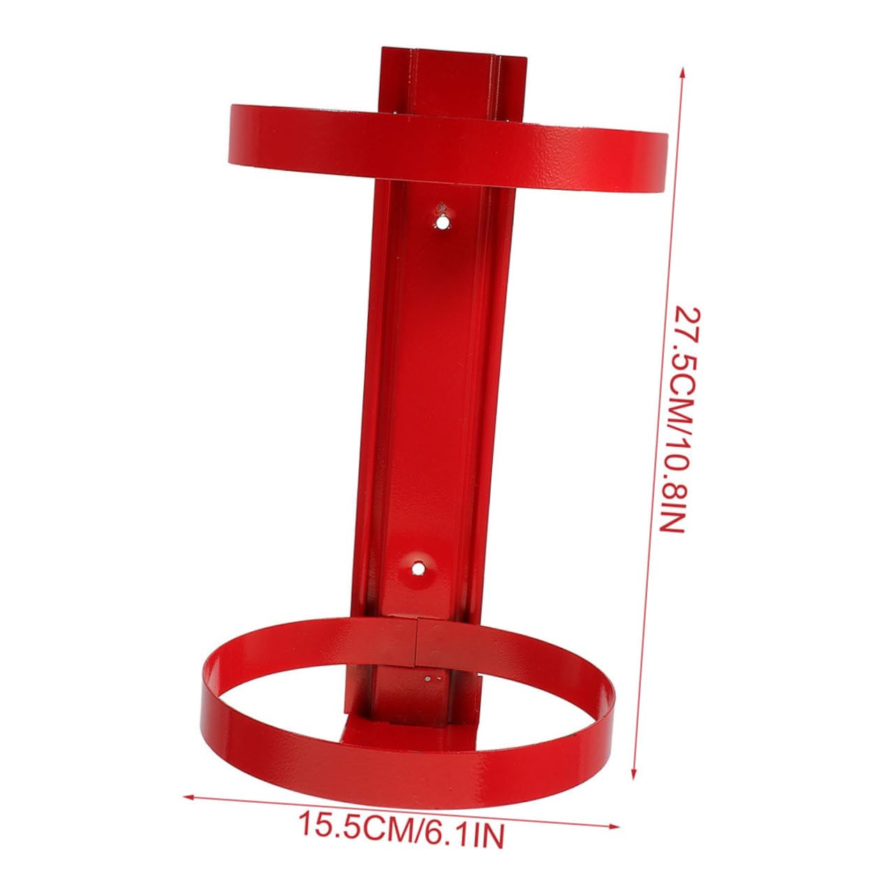 Soporte de Pared para Extintor de Incendios 5kg, Hierro Rojo 2 Piezas | Montaje Fijo, para Coche, Diseño Compacto y Práctico, Compatible Extintores Portátiles