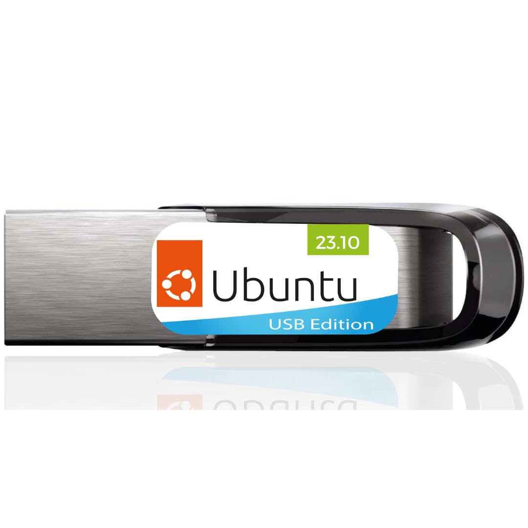 Ubuntu - 23.10 - 64 Bit - USB Edition to USB 3.0 Stick | Operating System (Latest Version)