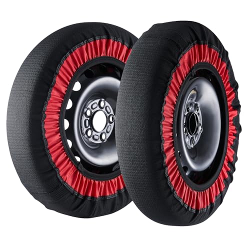 Vevor 2 PACK SNOW SOCKS Thickened Snow Socks For Tires, Polyester Fiber Tire Socks With Elastic Straps, Snow Traction Tire Cover For Car thumb #11