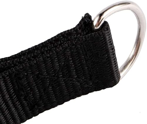 Miniatura 5 de CHICIRIS Cuerda de resistencia para gimnasio, mango de banda de resistencia de 154.3 lbs, mango de cable resistente, color negro para ejercicios de