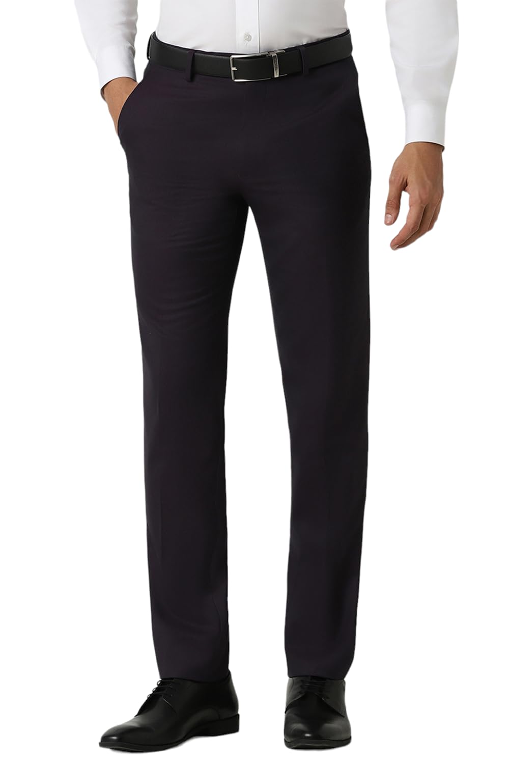 Men Work Slim Fit Utility Pants-image-5