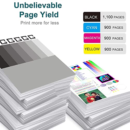 Image of 204A Toner Cartridges 4 Pack Replacement for HP 204A M180nw Toner | Compatible for HP Color Laserjet Pro MFP M180nw M180n M181fw M154a M154nw Printer (Black,Cyan,Yellow,Magenta)