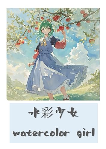 水彩少女-watercolor girl-