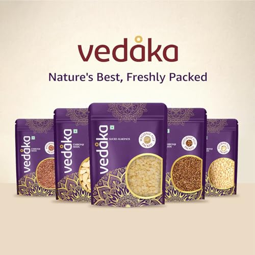 Image of Amazon Brand - Vedaka Sliced Almonds| 200 g | California Almonds | For Cooking, Baking and Garnishes | High Protein and Fiber
