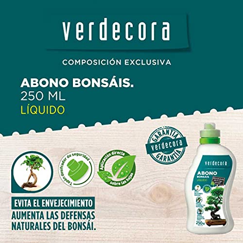 Abono liquido Bonsais 250ml Verdecora (PORTES INCLUIDOS)