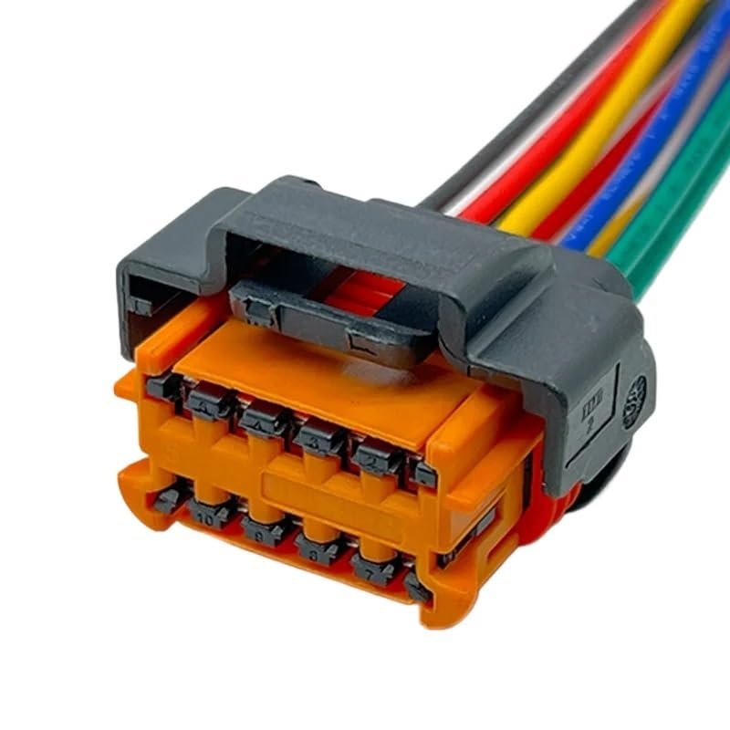 1 Set 10 Pin Car Headlight Electrical Cable Connectors Female Wiring Harness Far Near Beam Lighting Plug(20 Sets)