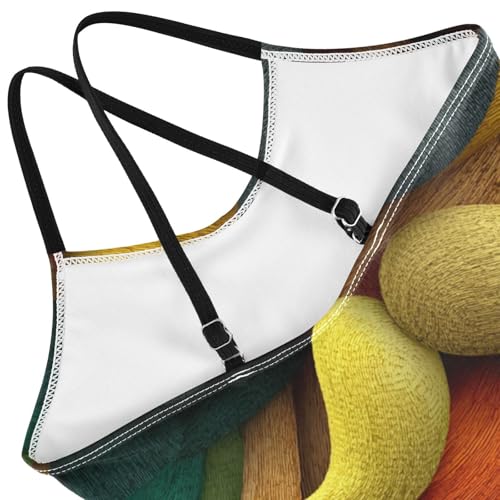 KLL Art Decor Mustache Pattern Retro Happy Fathers Day Toddler Girl 1 Piece Swim Suit Summer Swimwear with Adjustable Straps4