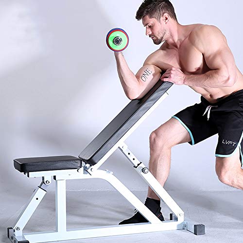 Weight Bench Adjustable Weight Bench-Utility Gym Bench for Full Body Workout, Multi-Purpose Foldable Incline Dumbbell Benchs Dumbbell Bench