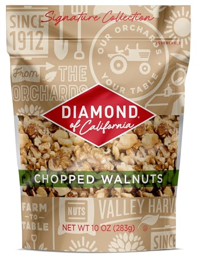 Diamond of California Signature Collection Chopped Walnuts, Raw W...