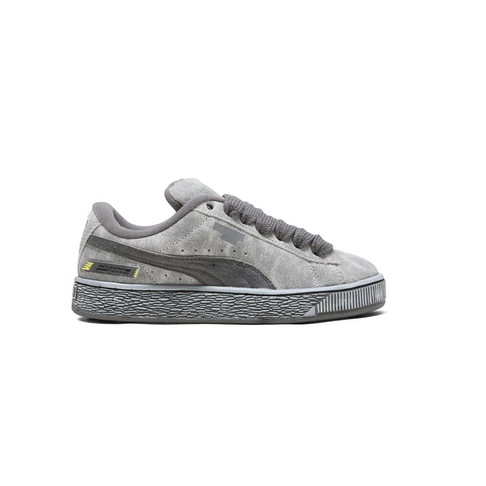 Kids Boys Scuderia Ferrari Suede XL Desert Lace Up Sneakers Shoes Casual - Black