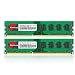 Produktbild Kuesuny 8 GB Kit (2 x 4 GB) DDR3 1333 MHz Udimm Ram PC3-10600 PC3-10600U 1,5 V CL9 240 Pin 2RX8 Upgrade des RAM-Moduls für ungepufferten Desktop-Computerspeicher mit Zwei Rängen ohne ECC