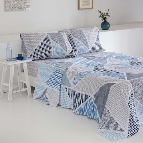 Variante de COTTON ARTean sabana GEKA Azul 135