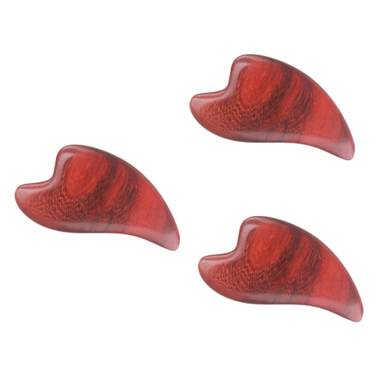 BESTYASH 3piezas Wooden Scraping Board De Madera Para Masaje Facial Herramienta De Relajación y Estimulación Circulación Para Cara Cuello y Espalda Masajeador Natural De