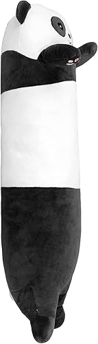 Miniatura 5 de Almohada de peluche de panda de 28 pulgadas con diseño de dibujos animados suave para dormir almohada larga cojín cilíndrico cama sofá sofá almohada