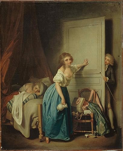 Art tableau L'Indiscret de Louis Léopold Boilly | Toile décoration murale 60x90