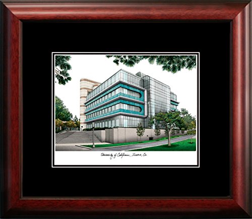 Campus Images CA933A UC Irvine Academic Framed Lithograph, Mahogany