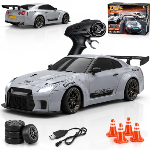 Image of The Little Ones 4x4 Rc Drifting Car - Rc Drift Cars High Speed Remote Control Drift Car 2.4GHz Remote Control Drift Stunt Off Road Cars 360 Rotation Toys for Kids & Adults Boys & Girls [SkyLineX]