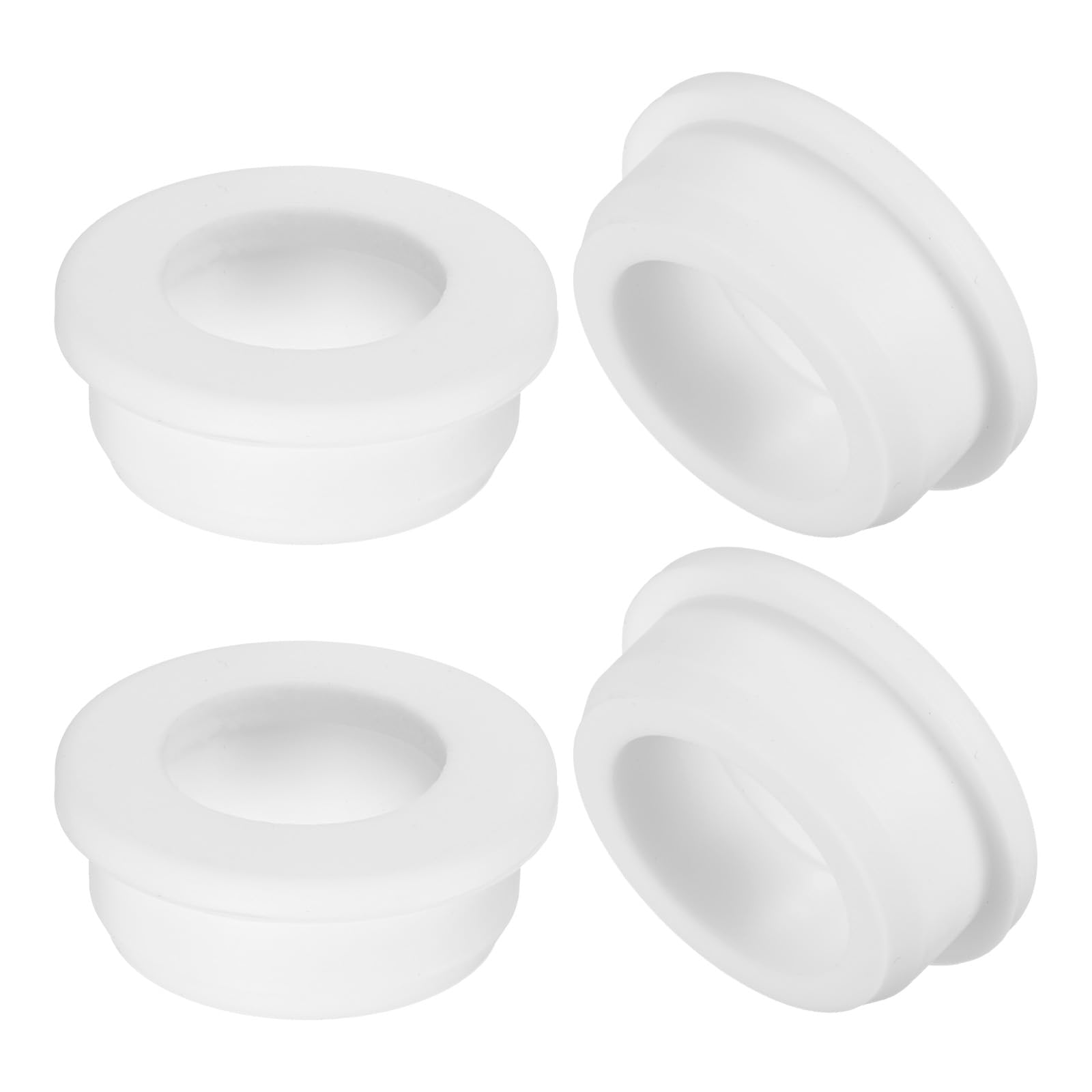 M METERXITY 4-Pack 1-7/16 Inch Drill Hole, 1 Inch ID Silicone Rubber Grommets for Wiring Wire Cable, Hole Plugs, Automotive