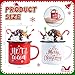 Ouvibor 2 PCS Christmas Tiered Tray Decor with Faux Whipped Cream Mug Toppers Hot Cocoa Winter Holidays Gifts for Xmas Hot Cocoa Gingerbread Man Table Centerpieces Mini Coffee Mugs Decoration