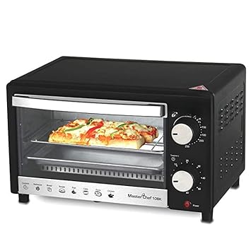 AADB PLASTIC Oven MasterChef Temperature Selection 800 W Powerd Coated Finish, Includes Baking Grill Tray