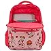 AI ACCESSORY INNOVATIONS Strawberry Shortcake 16” Backpack With Front Pocket for Girls, Allover Print Bookbag featuring Strawberry & Custard, Pink
