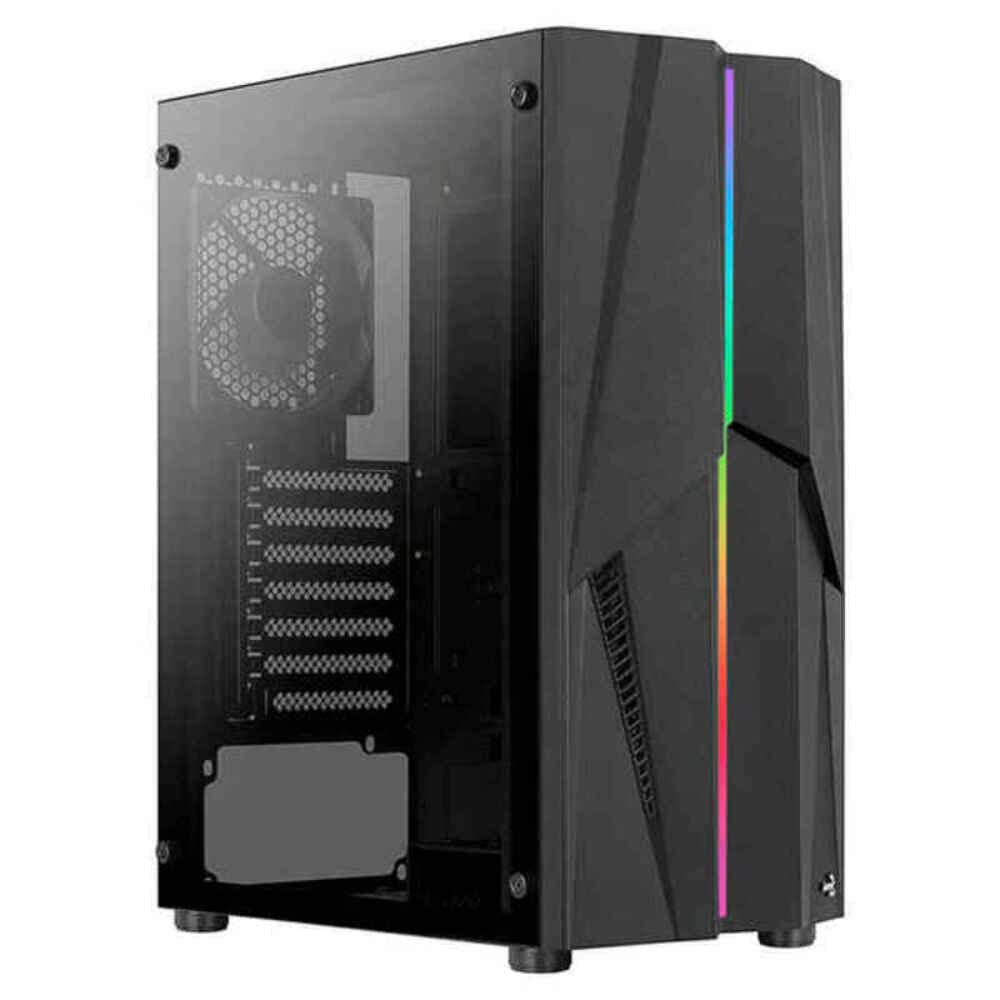 AeroCool CS107 V2 MicroATX PC Case Side Window 3 x 120mm FRGB Fan CS107V2 Black — view 13