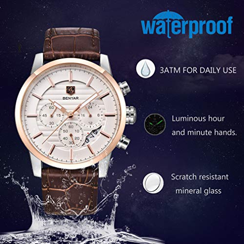 BY BENYAR Analogue Men's Watch ( Black Colored Strap) - Image 3