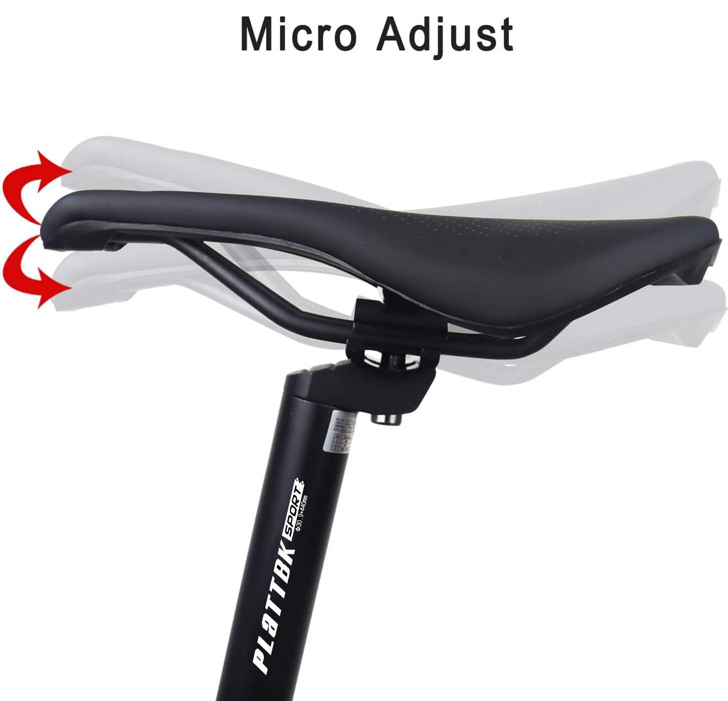 PLATTBK Tubo Sella MTB 25.4/27.2/28.6/30.9/31.6 Reggisella bici 440MM Canotto Sella Bicicletta per MTB BMX e Road Bike