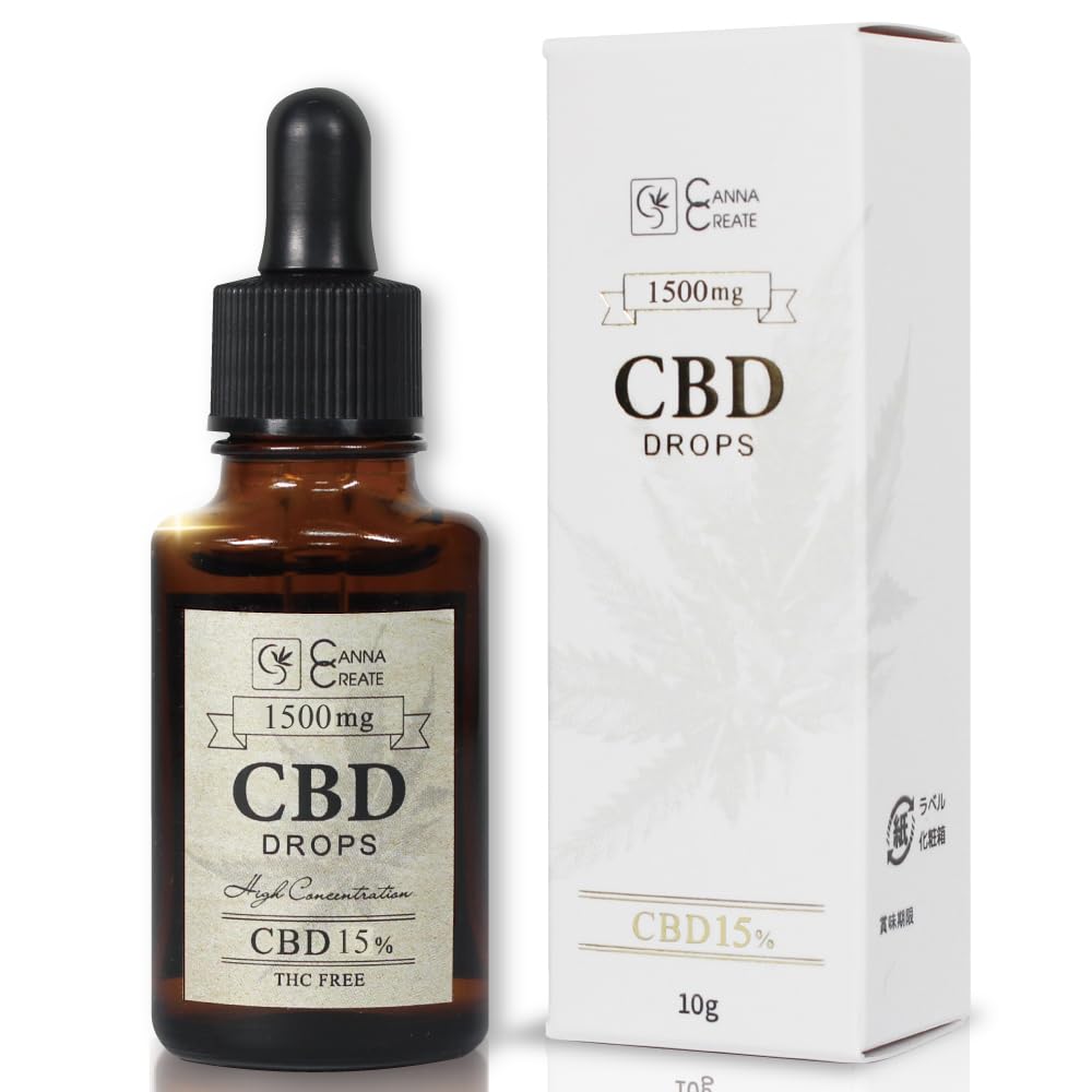 Amazon.co.jp: CANNA CREATE CBD オイル 15％ 高濃度 スイス産 
