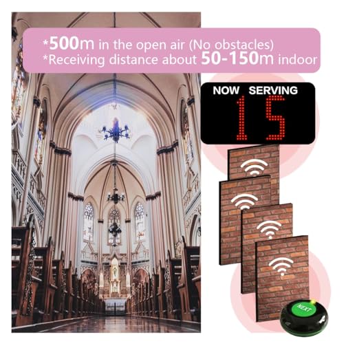 CYSSJF Queue Calling System Live Voice Number Display (2-Digit,English Voice) - Image 4