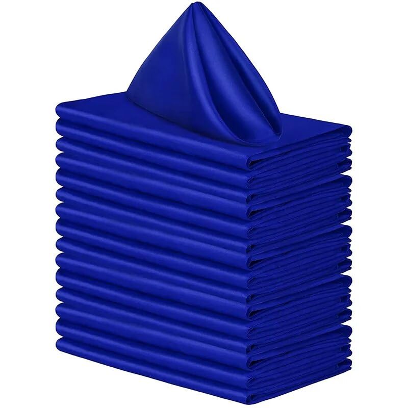 12 Pièces Serviettes De Table En Tissu 43 X 43cm Serviette