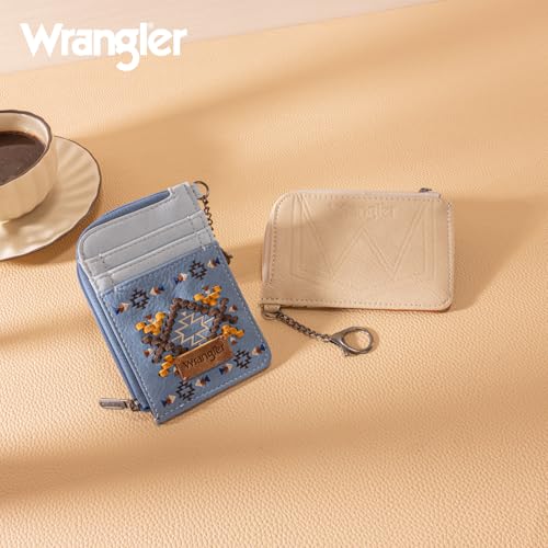 Image of Wrangler Western Card Wallet for Women Aztec Credit Card Holder for Women