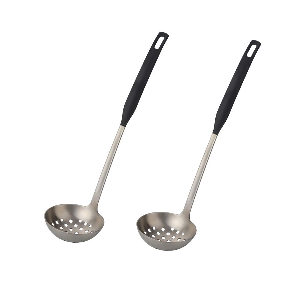 Rose Gold Soup Ladle & Colander Set - Hot Pot Utensils -18
