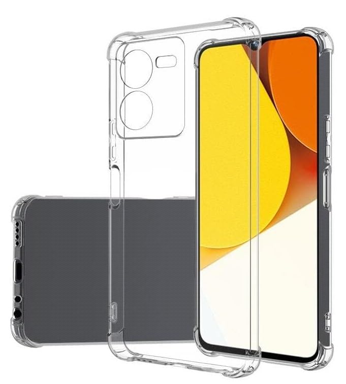 Image of for |[ IQOO Z9 5G ] Back Case Cover Flexible TPU Bumper Scratch Resistant Back Cover for [ IQOO Z9 5G ]- Transparent