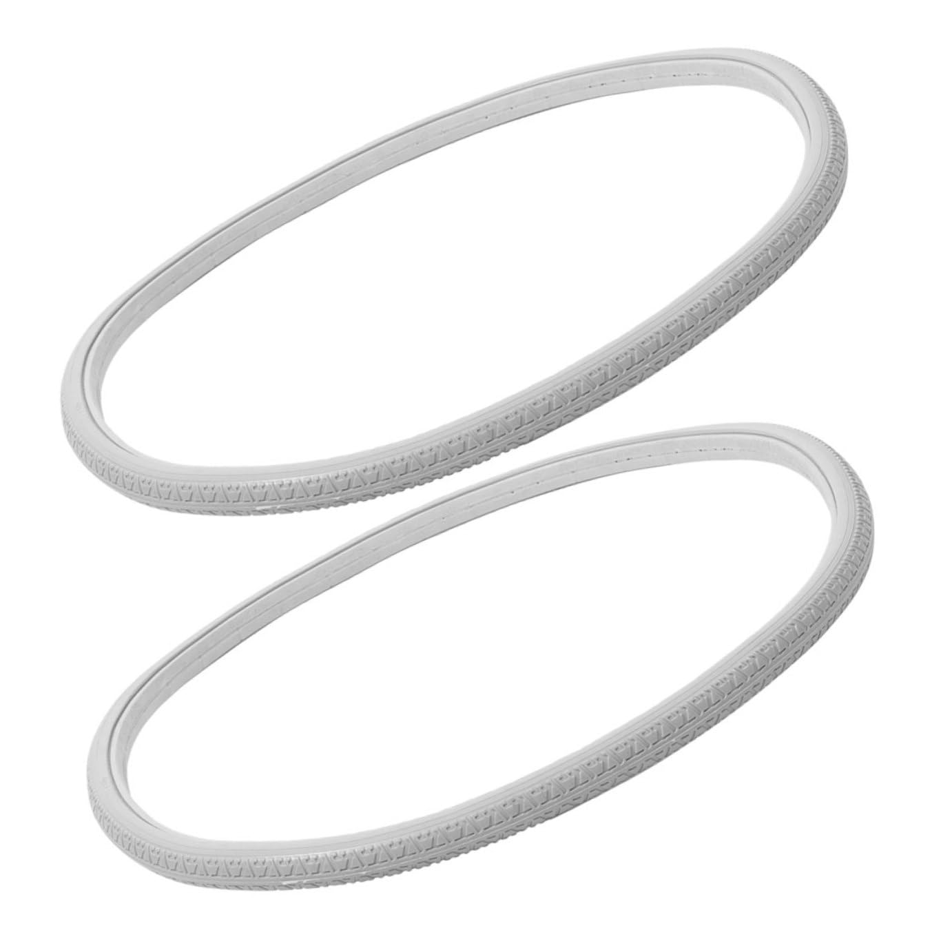 Vollgummireifen Rollstuhl 24 Zoll 2 Stück PU Schaum Ersatzreifen Geräuschlos für Rollstuhl und Elektrorollstuhl Zubehör