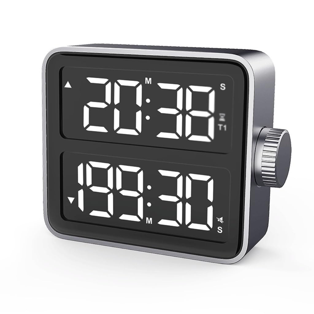 Minuterie positive et compte à rebours 199 min JFDBGU grand écran compact