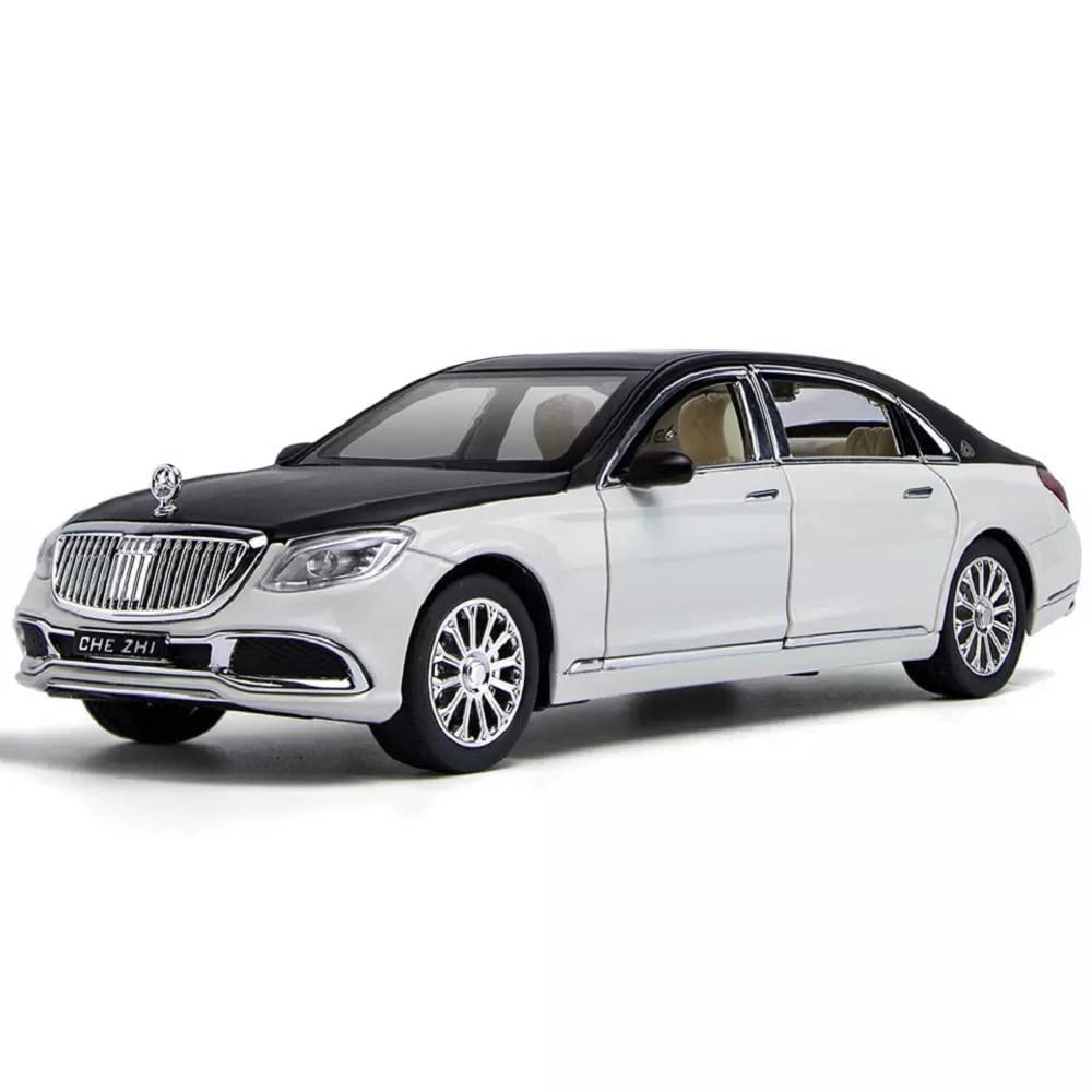 KAMPANWALA Toys® MERC Maybatch Black & White Alloy Metal Pull Back Die-cast Car 1:24 Scale Model with Sound Light Mini Auto Toy for Kids (MERC Maybatch Black & White) (B0CBXN1RB3) Amazon Price History, Amazon Price Tracker