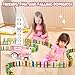 chikro Domino Train Toys Games for Kids - Automated Dominoes-Placing Model Train for Toddlers Age 3-4 Montessori Toys for 3-4 Year Old boy