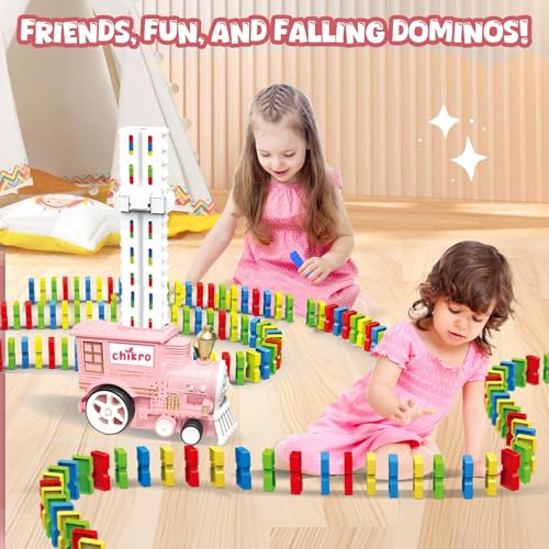 Domino Train Toys Games for Kids miniatura 6