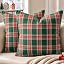 AVOIN colorlife Lot de 2 housses de coussin décoratives de Noël à ...