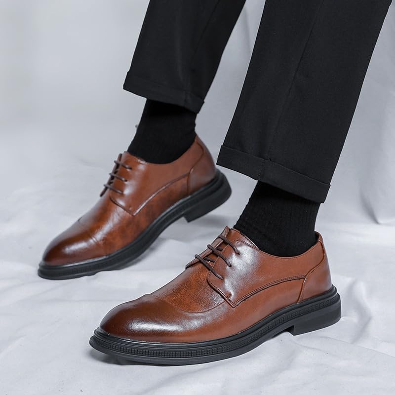 Mens Tuxedo Shoes Classic Patent Leather Shoes Modern Business Office Wedding Formal Modern Oxfords3