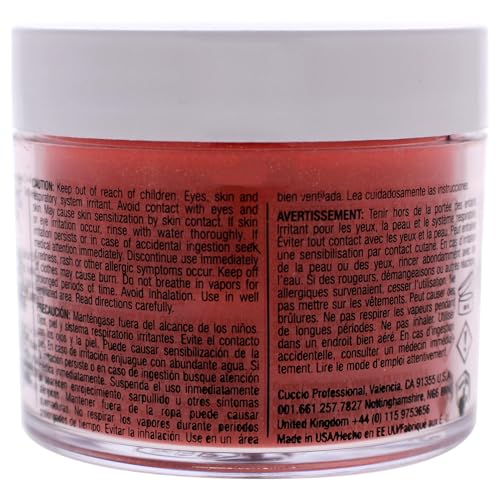 Cuccio - Pro Powder Polish Nail Colour Dip System - Orange With Gold Mica - for Women - Nail Powder - 2 oz - Image 2