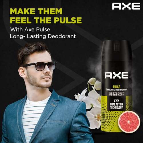 AXE Pulse Long Lasting Deodorant Bodyspray For Men 150 Ml, Pack of 1 - Image 4